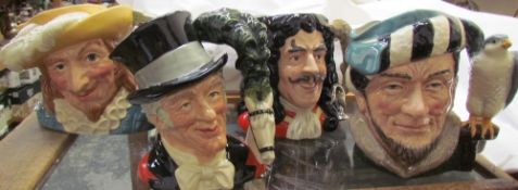 A Royal Doulton character jug Scaramouche D6814 together with The ring master D6863,