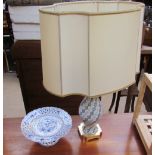 An Italian table lamp,