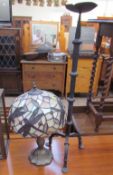 A Tiffany style table lamp,