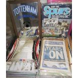 Football programmes, books,