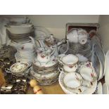 A Polish part coffee set and a part dinner set,