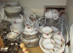 A Polish part coffee set and a part dinner set,