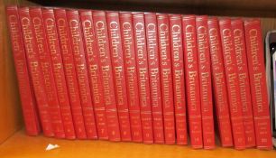 Twenty volumes of the Children's Britannica