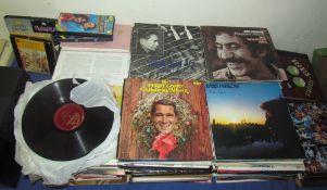 A large quantity of records including Perry Como, Barry Manilow,