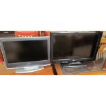 A Sony KDL-32S5500 LCD Digital colour television, together with a 26" LCD television (Untested,