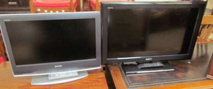 A Sony KDL-32S5500 LCD Digital colour television, together with a 26" LCD television (Untested,