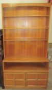 A Nathan furniture teak wall unit