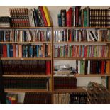 A large quantity of books including volumes in Spanish, Harry Potter novels, children books,