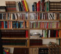 A large quantity of books including volumes in Spanish, Harry Potter novels, children books,