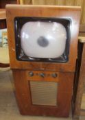 An Ekco vision TC185 television receiver in a walnut case (Untested,