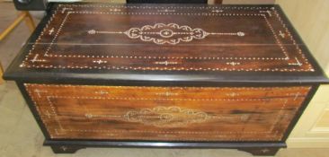 A continental inlaid coffer