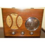 A walnut cased radio