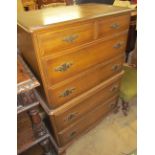A Kling Colonial reproduction chest on chest