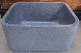 A small granite sink