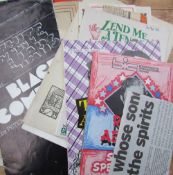 Assorted theatre programmes etc