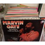 A collection of LP's including Duke Ellington, Chaka, Streisand, Marvin Gay,