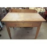 A pine draughtsman desk,