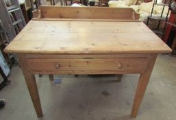 A pine draughtsman desk,