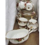 A Royal Albert Old Country roses pattern part tea set