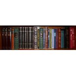 A collection of Folio Society Books including The Canterbury Tales, Robinson Crusoe, Little Dorrit,