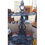 A Victorian style cast iron stick stand