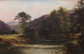 G Willis Pryce Landscape scene Oil on canvas