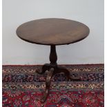 A George III mahogany occasional table,