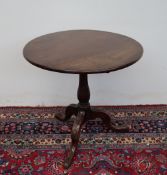 A George III mahogany occasional table,