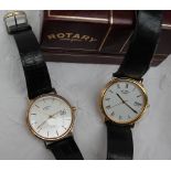 A 9ct yellow gold Gentleman's Rotary wristwatch,
