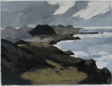 Owen Meilir Llyn Peninsular Oil on canvas Signed and label verso 45.