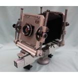 An MPP monorail large format camera, with Copal No1, 1:5,
