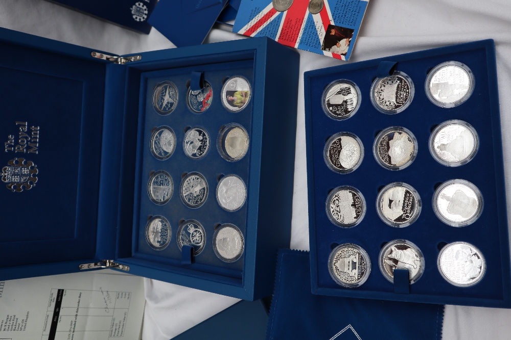 A Royal mint 2012 Queen's Diamond Jubilee coin set comprising a limited edition presentation of 15, - Image 2 of 5