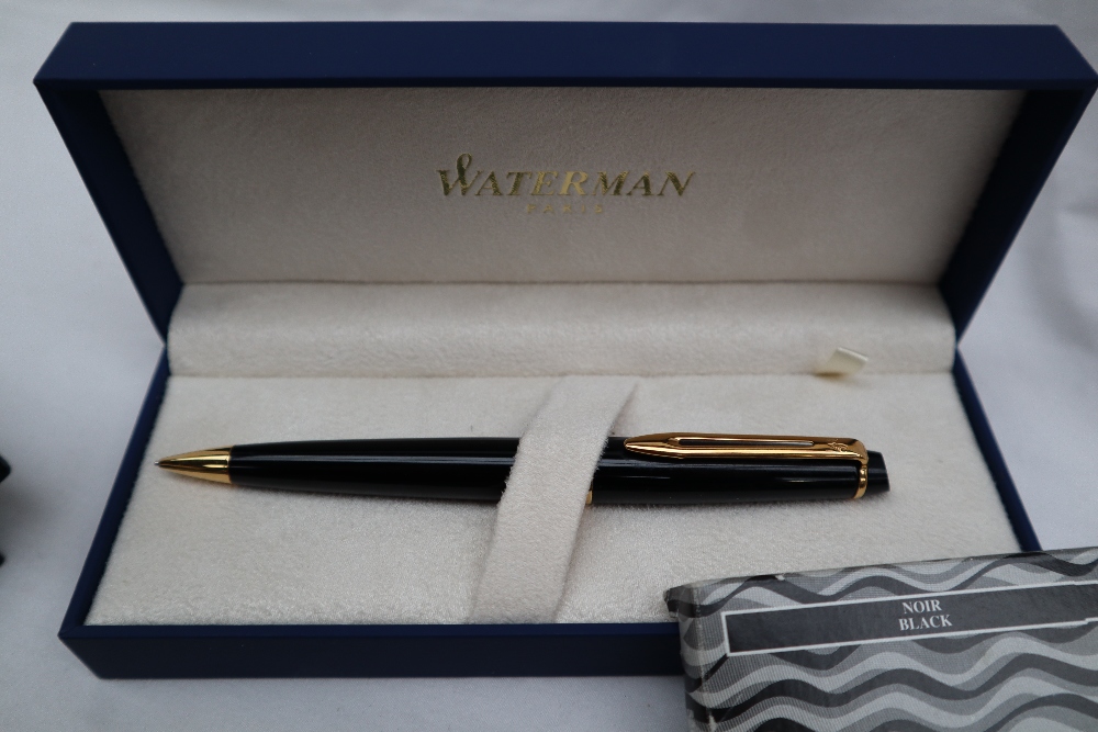 A Montblanc Meisterstuck rollerball pen together with a Waterman propelling pencil, - Image 5 of 5