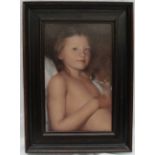 Harry Holland Young Girl Oil on board Signed and label verso,