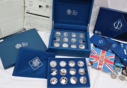 A Royal mint 2012 Queen's Diamond Jubilee coin set comprising a limited edition presentation of 15,