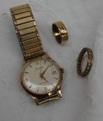 A 9ct yellow gold Gentleman's Accurist wristwatch,