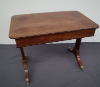 A Regency mahogany side table,