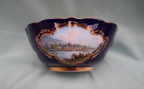 A Meissen bowl of ogee outline,