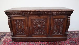 A 19th century low countries oak sideboard,