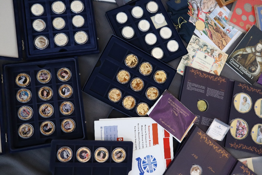 A collection of modern coins including two volumes of "Diana portraits of a princess", - Image 4 of 6