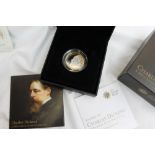 A Royal Mint 2012 UK Charles Dickens £2 Piedfort silver proof coin,