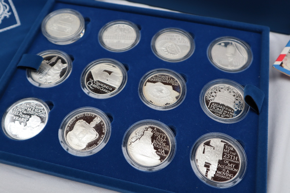 A Royal mint 2012 Queen's Diamond Jubilee coin set comprising a limited edition presentation of 15, - Image 4 of 5