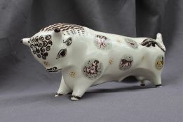 A Wedgwood 'Taurus the Bull' designed by Arthur Machin,