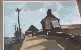 Donald McIntyre The Cottage Oil on board Initialled 28 x 39cm ***Artists resale rights may apply