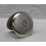 A George VI Silver compact,