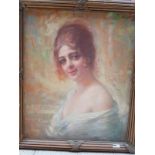 Massimo GALLELI (1863-1956) - Jeune femme - Huile sur toile, 65 x 54 cm, signée en [...]