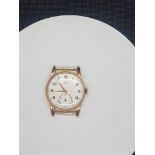 OMEGA - Montre homme en or jaune 18k à remontage manuel. - Poids brut : 38,5 grs -