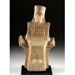 Archaic Greek Rhodian Terracotta Seated Goddess