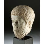 Published / Exhibited Roman Marble Head - Bearded Man