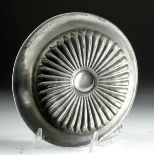 Greek Silver Repousse Phiale w/ Omphalos - 197.7 g